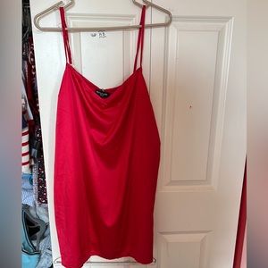 Red statin dress